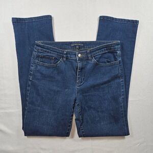 Brooks‎ Brothers 346 Women's Blue Wash Bootcut Denim Jeans Size 8